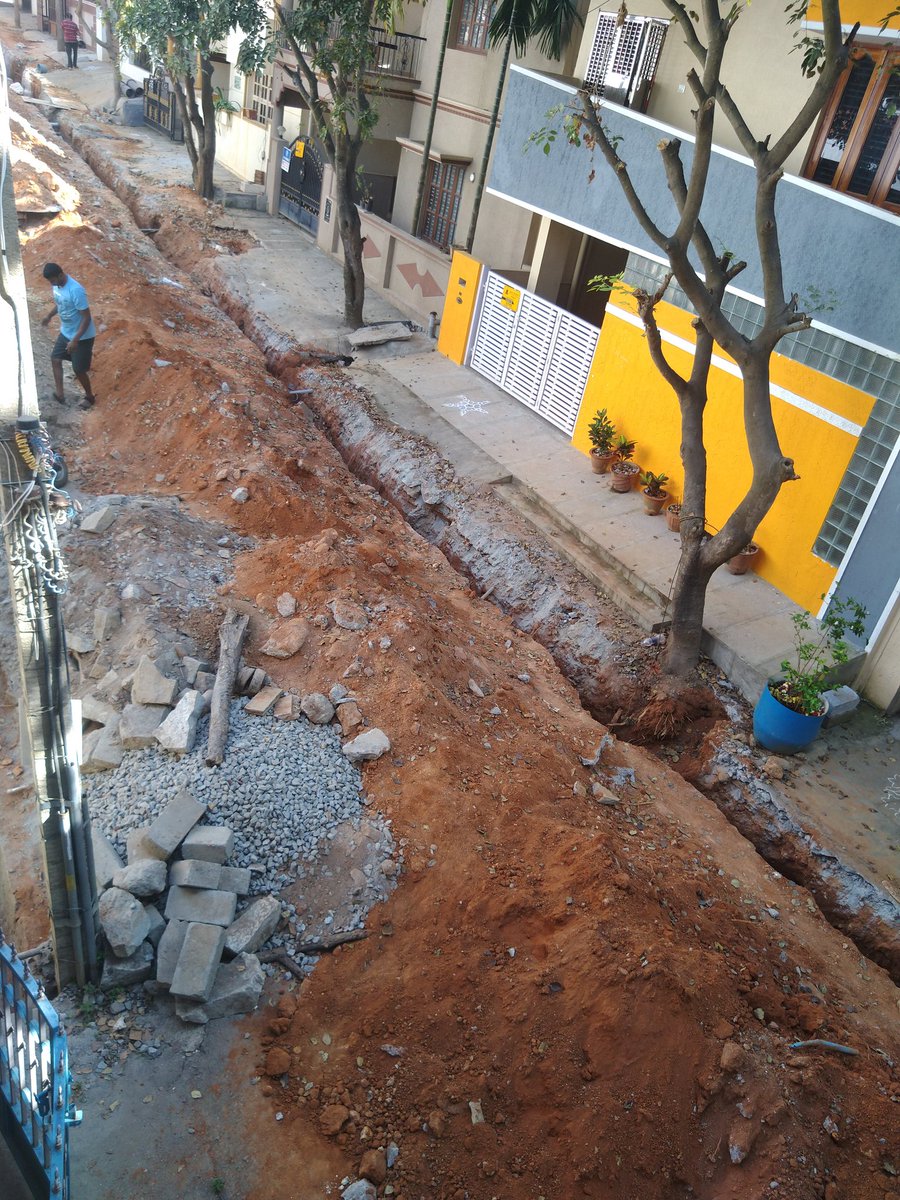 kulkarnikaustub's tweet photo. @Tejasvi_Surya @BBMPCOMM

J p nagar 8th phase ,
Rajathadri layout 1st cross,
Check the condition of the road since 5 days, residents and senior citizens are not able to move outside the house.
Request you to please take quick action https://t.co/qq2zXFwEjM