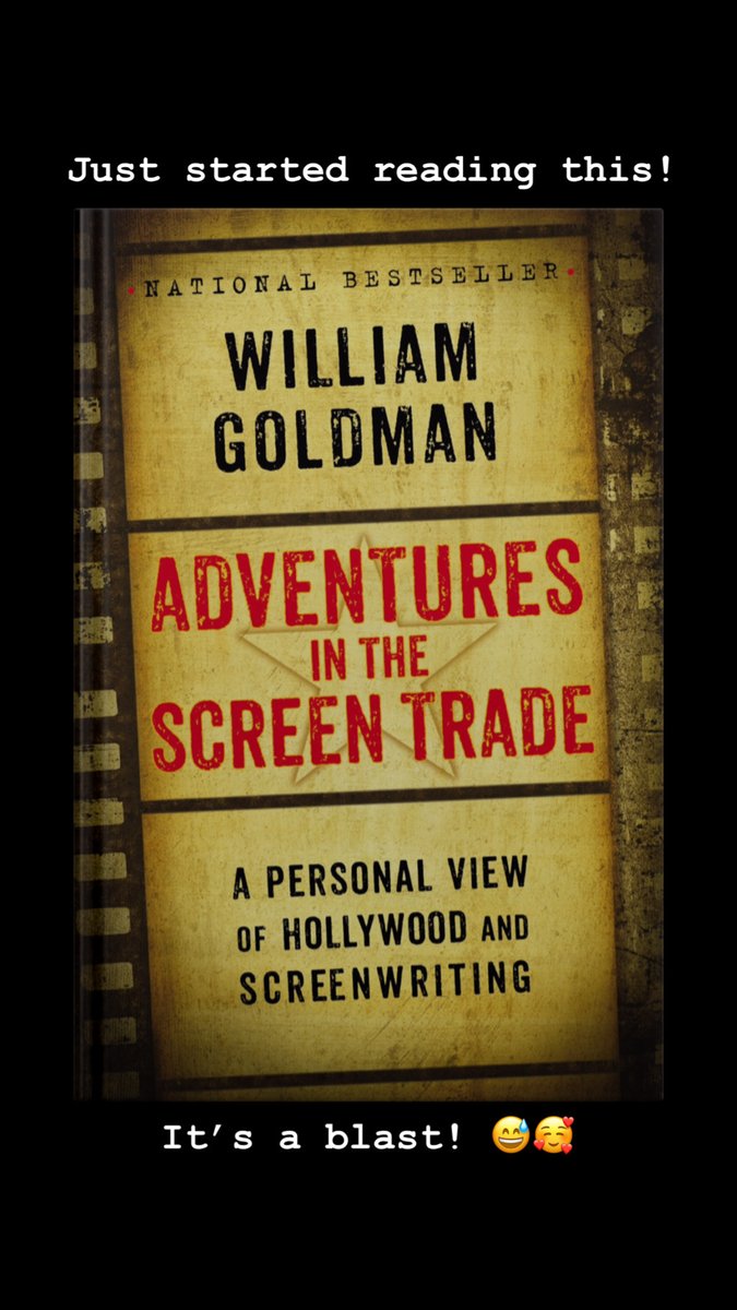 Storybreakers's tweet image. After years of circling this book, I&apos;ve finally decided to give it a read. 10% into it already! And it&apos;s amazing.
I totally see why it&apos;s become such a talking point for #screenwriters and #filmmakers!