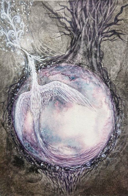#art #illustration #painting #watercolor #イラスト #水彩

『 birth 』 