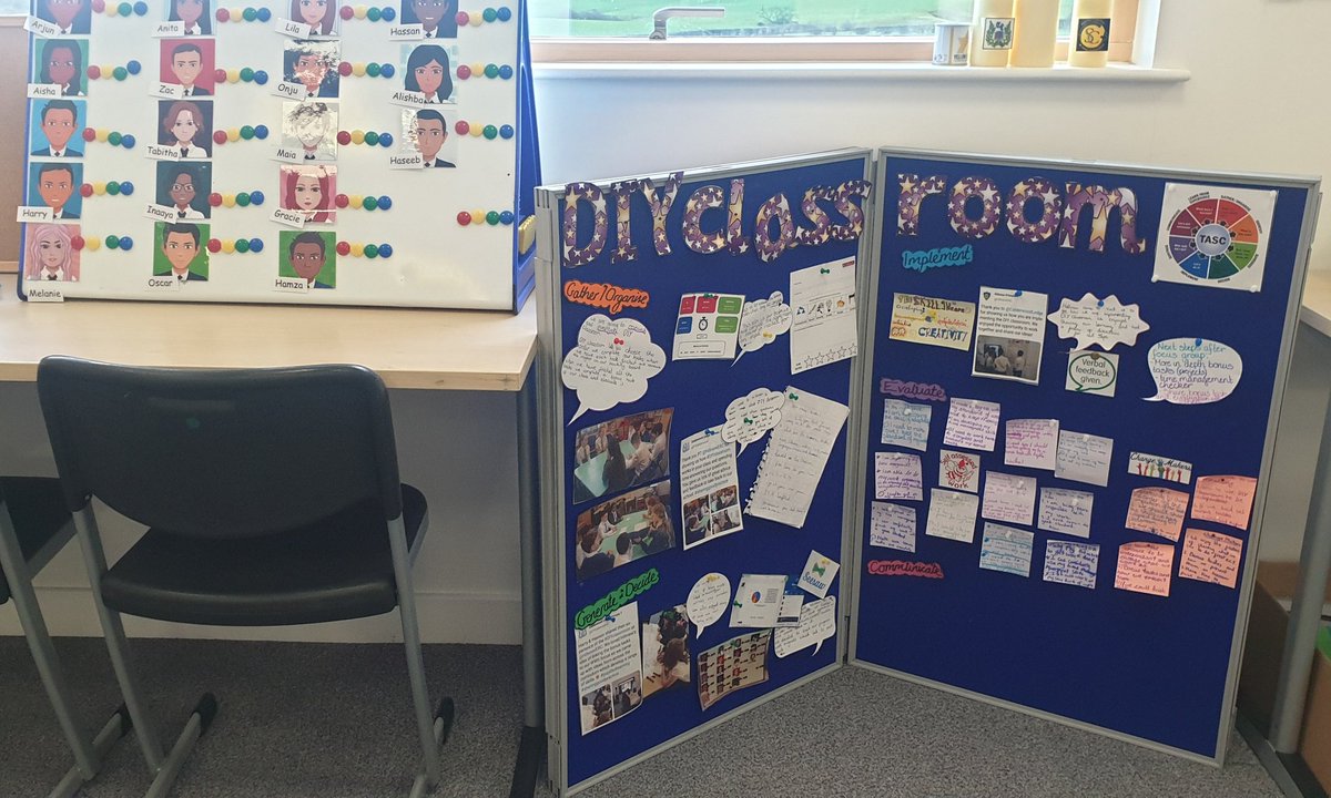 P7Calderwood's tweet photo. P7 have be inquiring and researching #DIYclassroom over the last few months. They are now going to share and discuss their findings to the teachers and pupils #pupilinquiry #pupilledlearning https://t.co/tYfXLcO2iX