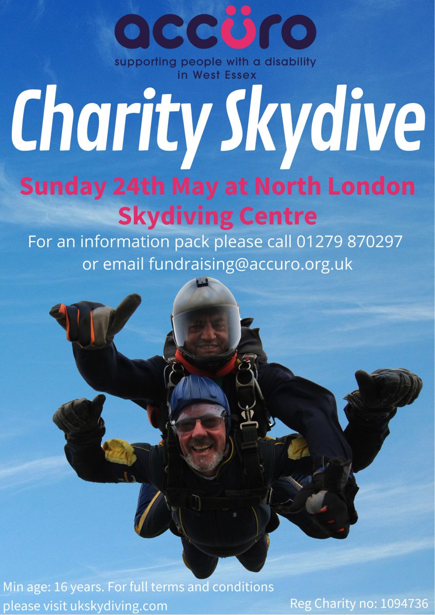 Fancy a Challenge?

Get in touch on fundraising@accuro.org.uk if you're up for taking part in a Fundraising challenge for Accuro - keep your eyes peeled for more opportunities in the very near future!

#Challenge #CharityTuesday