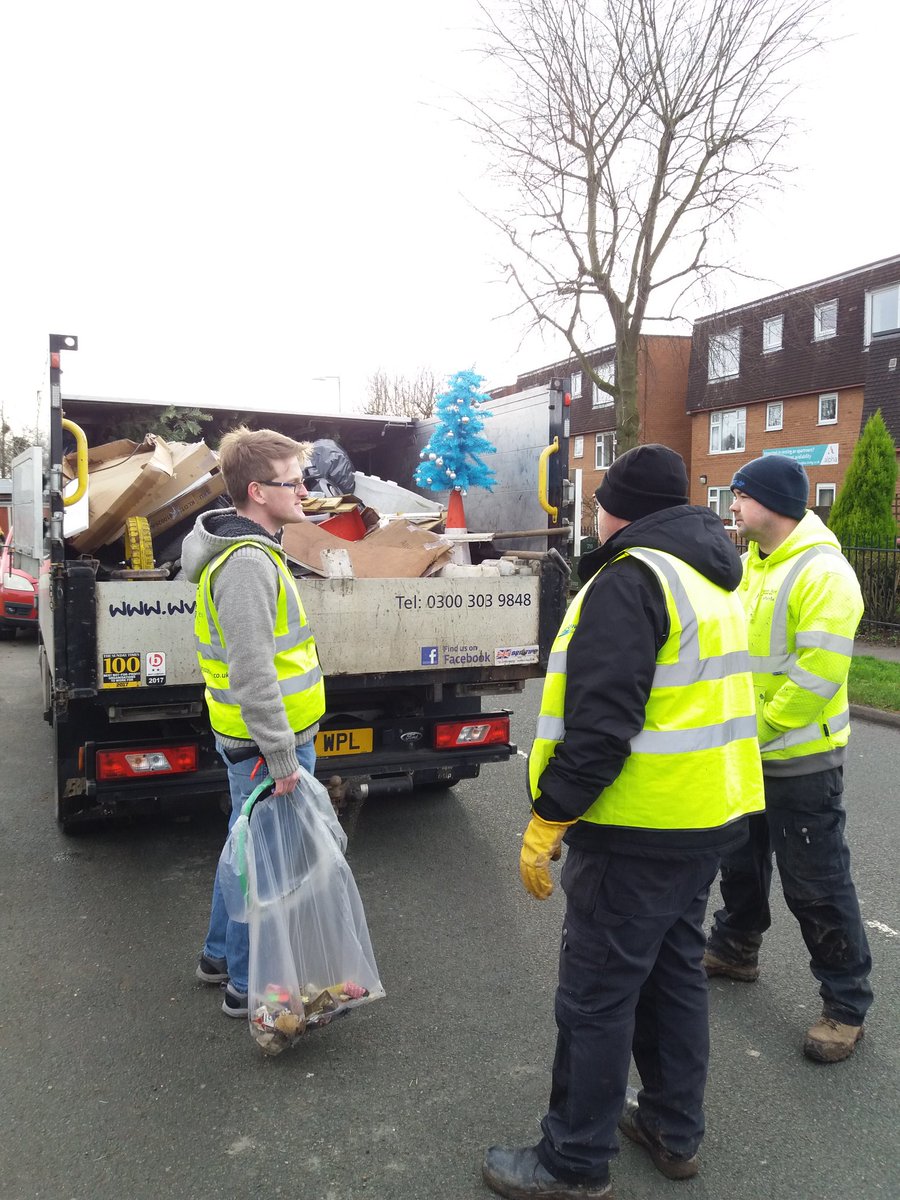 wvhtOpenSpace's tweet photo. Yesterday we collected 3 van loads of fly tipping off one estate in Wharton! Most of the waste could have been recycled. https://t.co/fY8XR6PWao