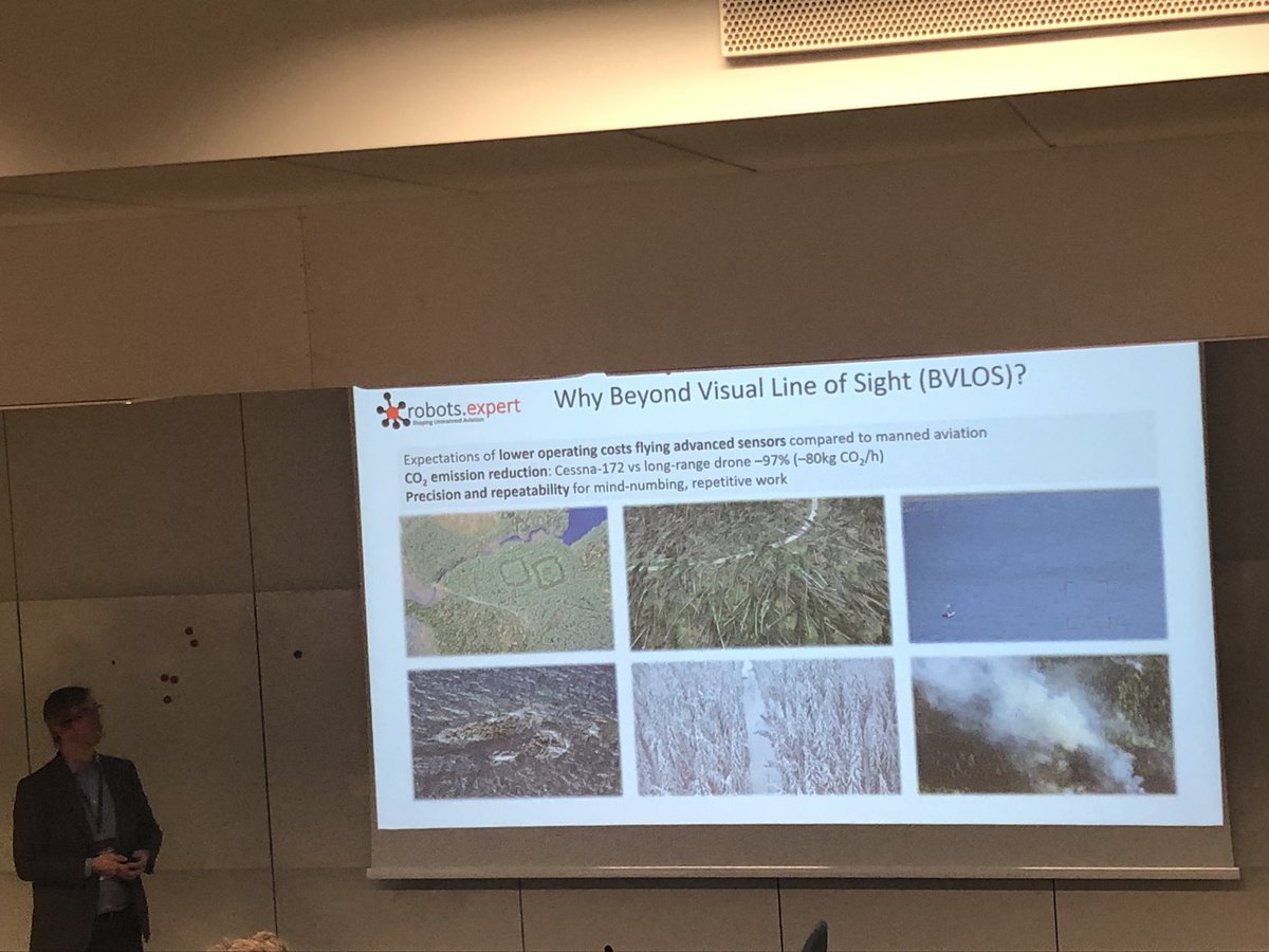 2020Nordic's tweet photo. Jonas Stjernberg, @jstjern Senior Vice President at @robots_expert makes a great case for ”Going Beyond The Visual Line of Sight”
📍@TAMK_UAS 📍

#nordicdrone2020
#NordicDrone2020
#tscw2020 https://t.co/BDxRYniVe4