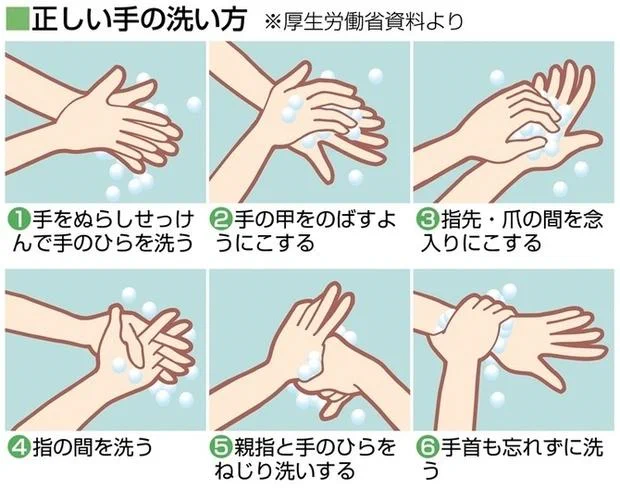 自分の身は自分で守る！正しい手の洗い方をしっかりとおさらいしておこう