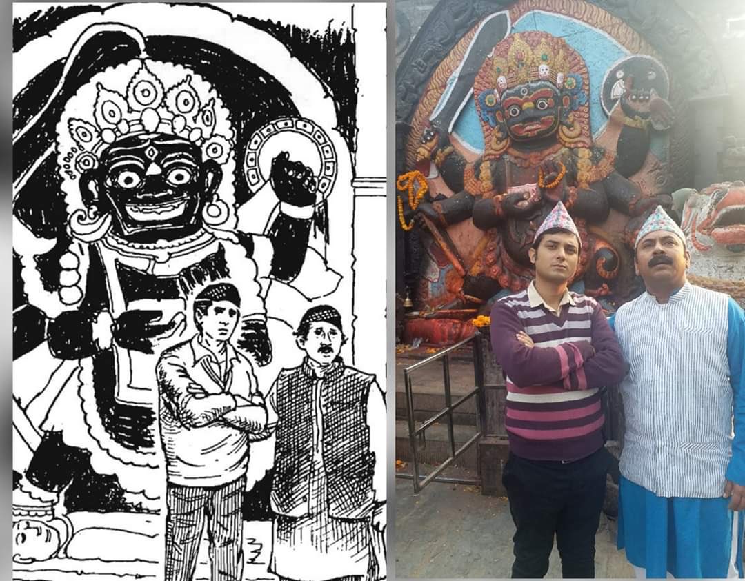 deepb2607's tweet photo. Goto-Kaal Bhairav !!
Aaj-Shooting !!!
#FindingFelu #WalkCalcuttaWalk @WalkCalcutta
#FeludaPherot #Addatimes @addatimes
@srijitspeaketh “keno korleh erokom, boloh” 🤣🇳🇵💪🏻❤️ https://t.co/BCrQmyUyGm