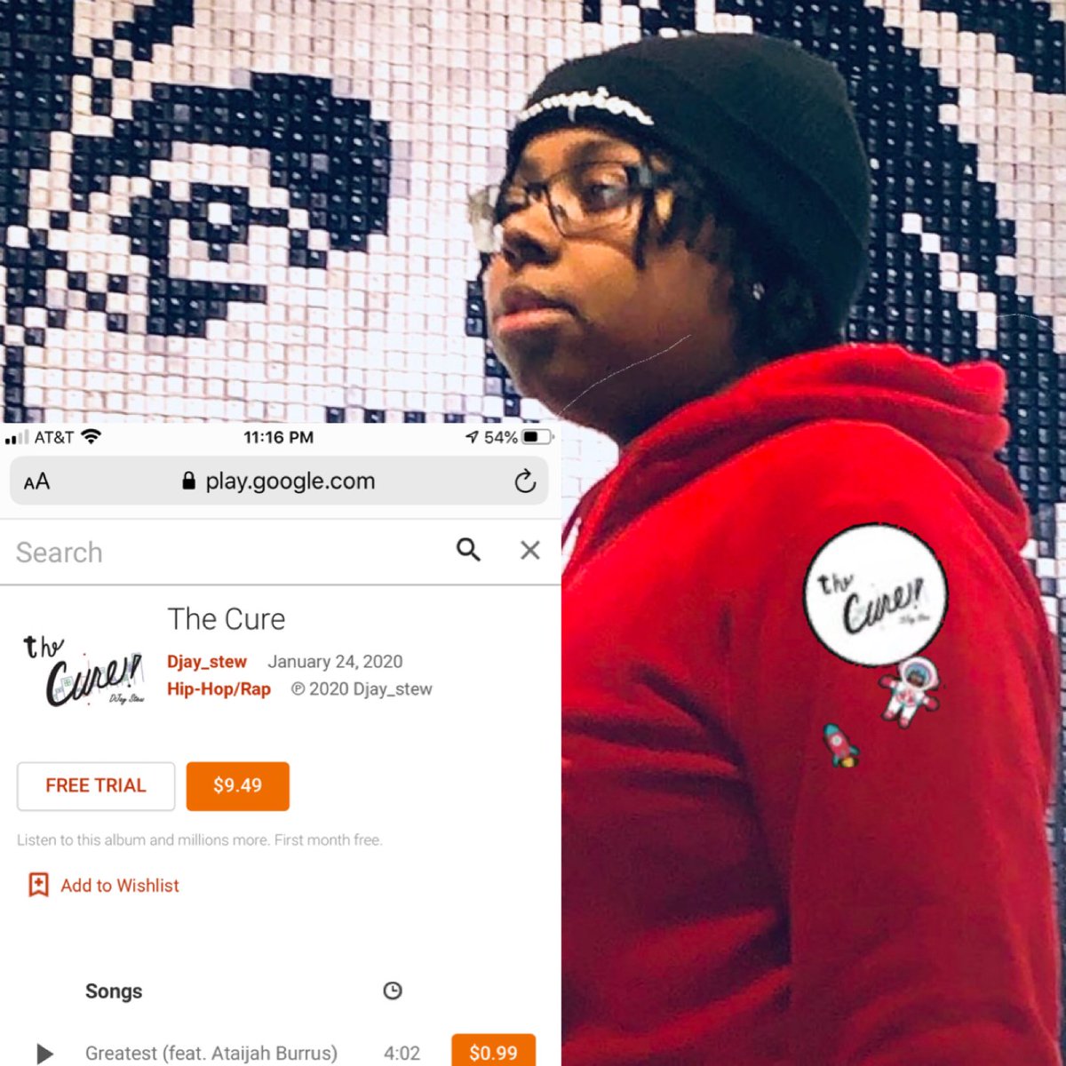 PLEASE SHARE. Yeah! Who's the G. O. A. T. ? DJay Stewwwwwww! #STRONGWOMEN #THECURE #DJAYSTEW Download it TODAY!👊🏾🔥💪🏾🎶🎵✔️👍🏾 play.google.com/store/music/al…