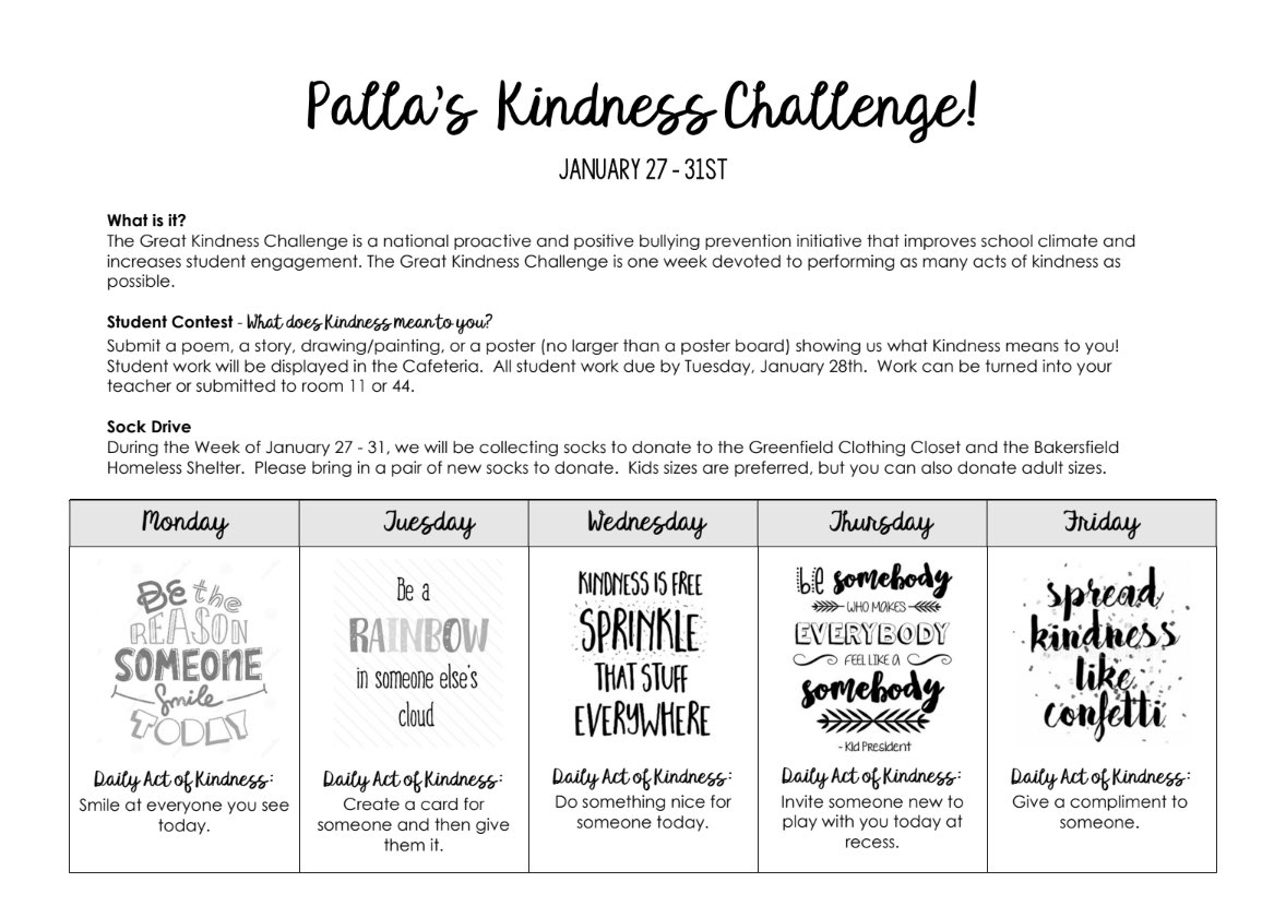 JulieTechAP's tweet image. #kindness #kindnessweek #pallabulldogs