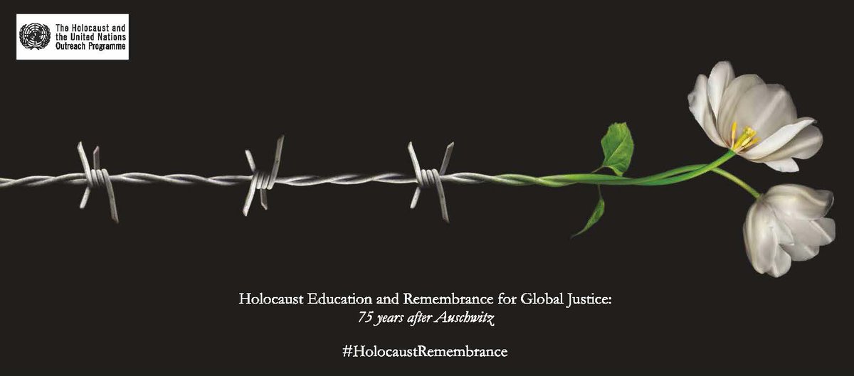 75 years ago #Auschwitz was liberated marking the end of Holocaust, the most horrific genocide in human history. @UNinIndia w/ @alliancefrdelhi @IsraelinIndia & @unesconewdelhi marks #HolocaustRemembrance Day on 30 Jan w/ schools & diplomatic community.

Watch this space!