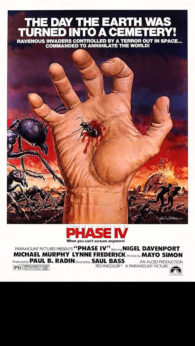 emerycmiller's tweet photo. This movie PHASE IV is totally creeping me out. It’s like Alien mixed with an insect documentary. https://t.co/P8JcIX1gCx