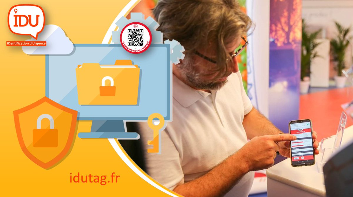 idusante's tweet photo. 🚨En cas d'#urgence, @idutag permet aux #urgentistes d’accéder aux données médicales et de prévenir les proches🆘La @CNIL nous autorise à traiter les données de santé ℹ️ Toutes les infos sur https://t.co/NCtzkuzzGL 
#JournéeProtectionDonnées #JPD2020 #RGPD #LesNumériques https://t.co/FxW5Sw1mLm