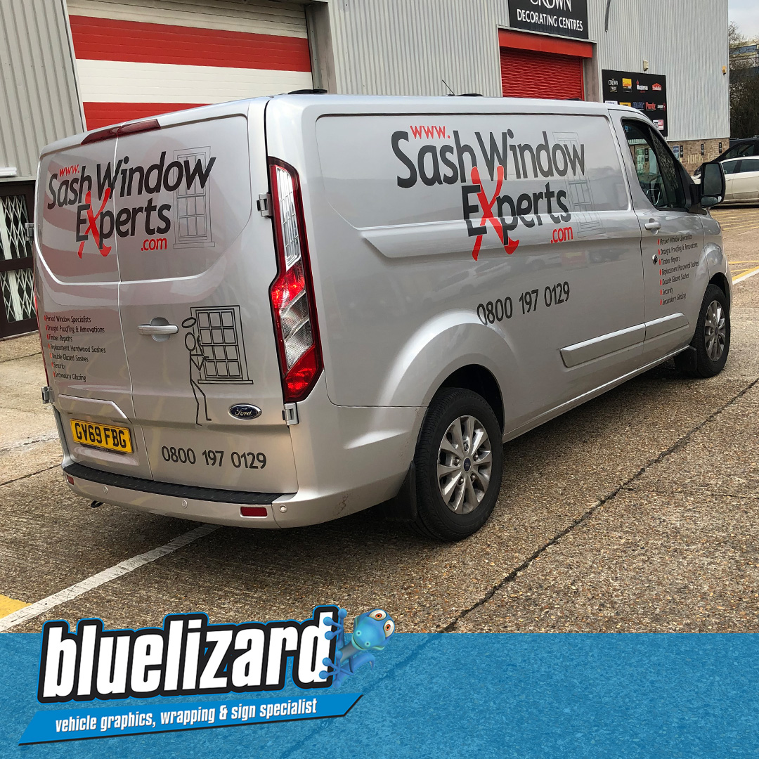 BlueLizardSigns's tweet photo. Classy, professional van livery for this Transit Custom for "Sash Window Experts". When cut vinyl graphics can look this good,ย It's not necessary to go nuts with wrapping and printing.
#vangraphics #vansignwriting #simplegraphics https://t.co/jlk0tH8aps