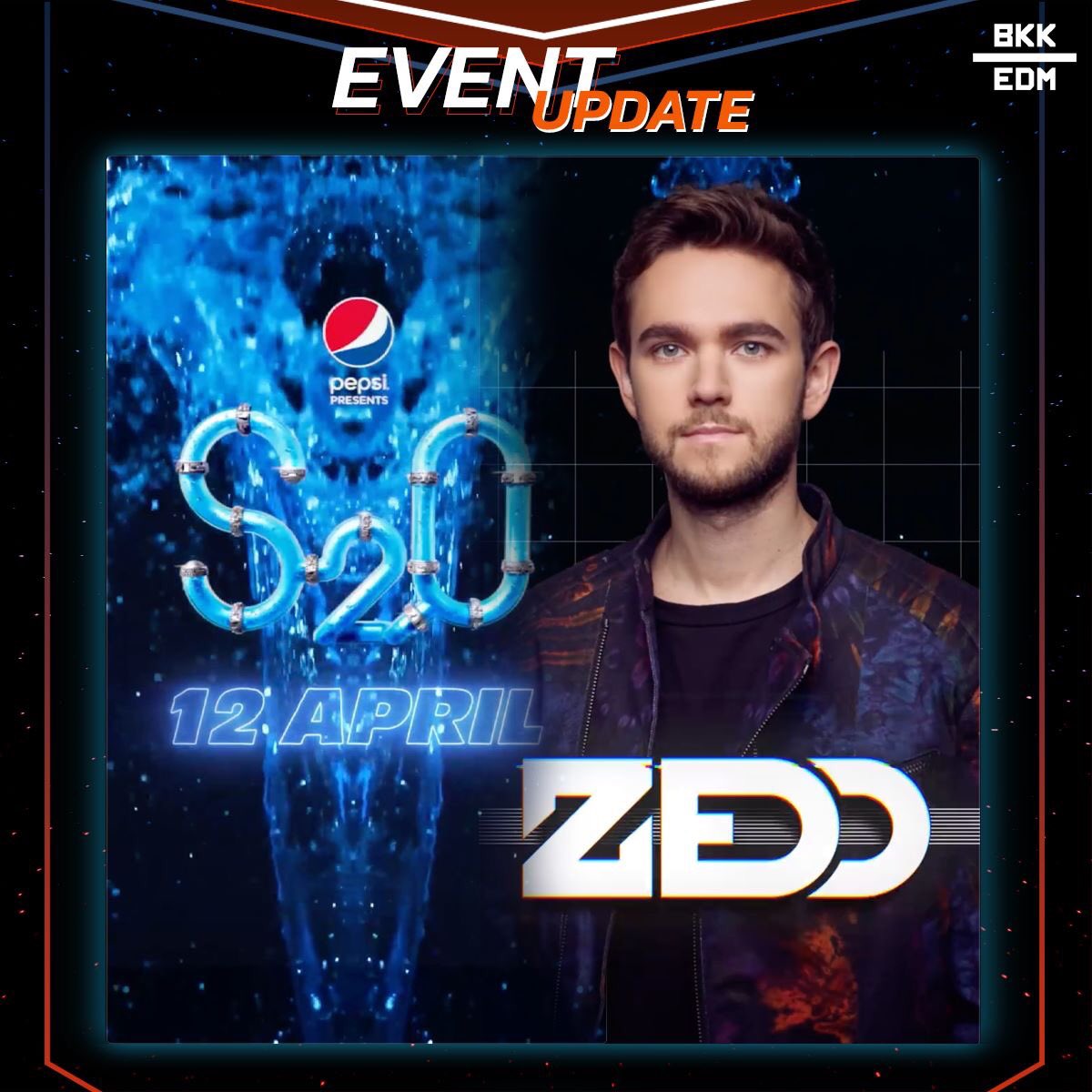 #ใครที่ยังมุ้ปอรไม่ได้ จาก Zedd เขากลับมาแล้วสงกรานต์นี้ !! ที่งาน S2O Songkran Music Festival ล็อควันกันไว้เล้ย!  วันที่ 12 เมษายน 2020 #ไหนขอเสียงคนคิดถึงหน่อยย 🥰
.
Tickets at eventpop.me/s2o
.
#BKKEDM