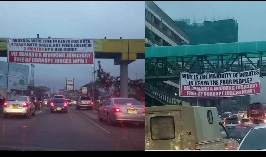 OleItumbi's tweet image. We are waking up to a fight against the Judiciary. What has the Judiciary done wrong? Maintained we cannot convict without evidence. Simple old concept, You allege, You Prove! Banners in the streets and graphics online will NOT change that! No Shortcuts! @dkmaraga