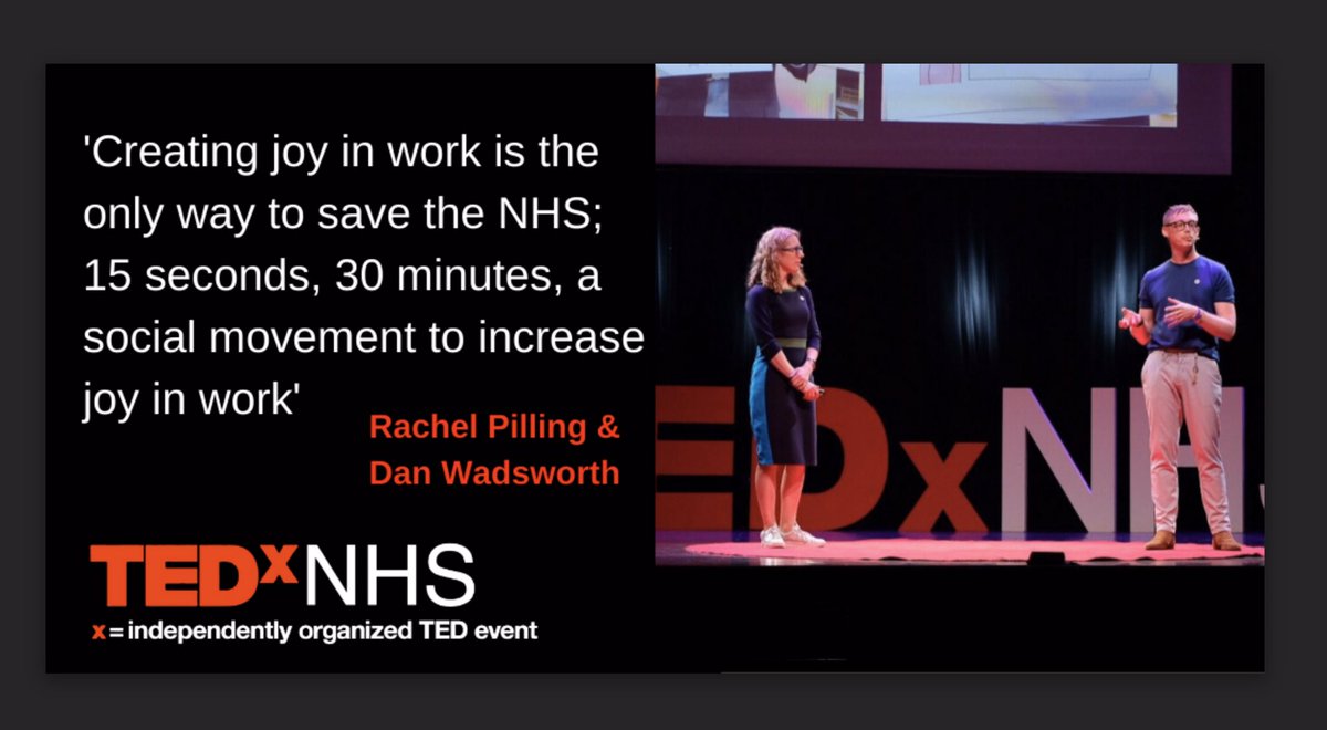 Creating Joy in Work is the only way to save the NHS

How can we move from surviving each day, to thriving each day? Discover how a 15s mission could reduce frustration and increase #JoyInWork for you, colleagues and patients. #TEDxNHS

youtube.com/playlist?list=…