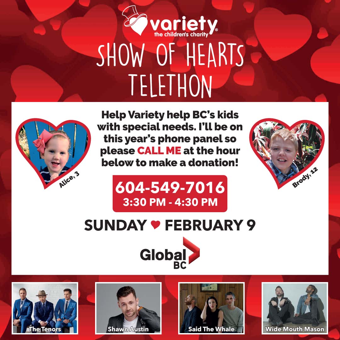 MFRSCharity's tweet photo. Feb 9 youll find Firefighter Brian Klenk manning phones for the Variety Telethon. Here is his contact card https://t.co/wTHjaCTLNR