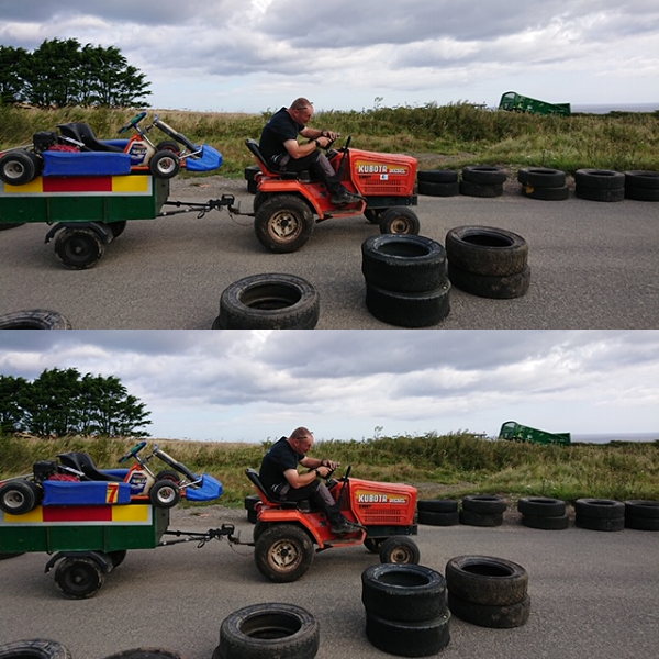 Can you find the 4 differences in this picture??

#thetrack #track #spotthedifference #tractor #kart #karting