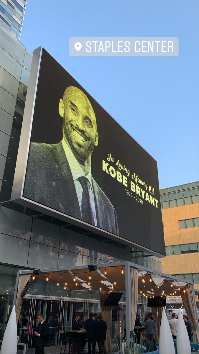 What a time to be in LA. It certainly was a mixed day emotionally with thousands of people flocking to Staples Centre to pay tribute to Kobe. Somehow I made it just in time to the Grammys, such a cool experience.