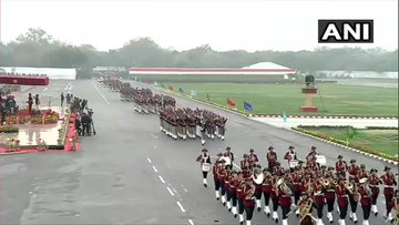 Dailyaddaa's tweet photo. #Delhi: Prime Minister Narendra Modi inspects the National Cadet Corps parade, at Cariappa Parade Ground. He will address the cadets shortly.

📸- ANI https://t.co/iydEhg9rMm