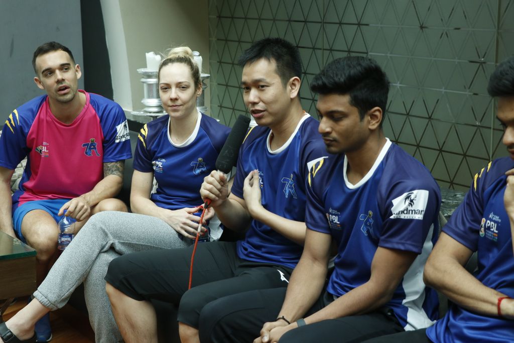 Mumbai_Games's tweet photo. 8 Lucky Mumbai Games participants got a chance to Meet &amp; Greet with the Star players of @7acespune

It was an inspiring and informative session for the participants.

#KhelnaHai #MumbaiGames #badminton #Mumbaikar https://t.co/v0hf1S6X2S