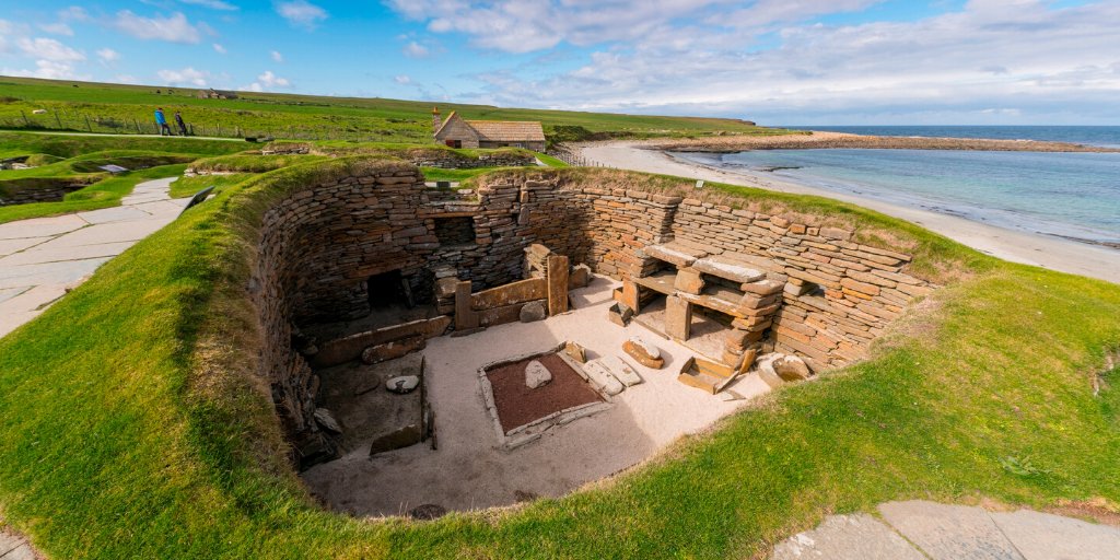 View of Skara Brae, Orkney