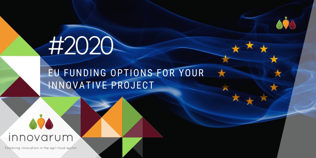 ❓What #EUFunding Calls could interest an #InnovativeProject in the #bioeconomy? What are the #2020deadlines? 

👉If you have any of those questions, we have the answers!  ow.ly/shbR50y1OXS

#Innovarum #2020 #PublicFunding #EU#BBIJU #FTI #EICAccelerator #EMFF #LIFE