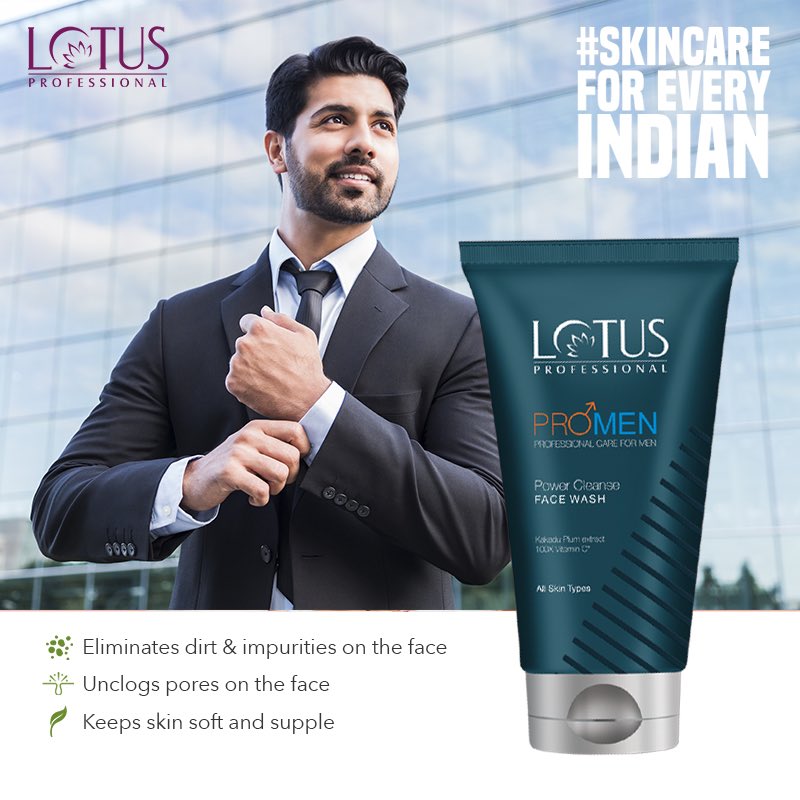 beauty_lotuspro's tweet image. Indian men need skincare advice too! That’s why we bring to you The ProMen Power Cleanse Face Wash that breaks through to your impurities, making your skin supple and smooth
#ProMenRange #SkinCareForEveryIndian
#LotusProfessional #MensSkinCare #MenSkinProduct #GoodbyeSkinProblems