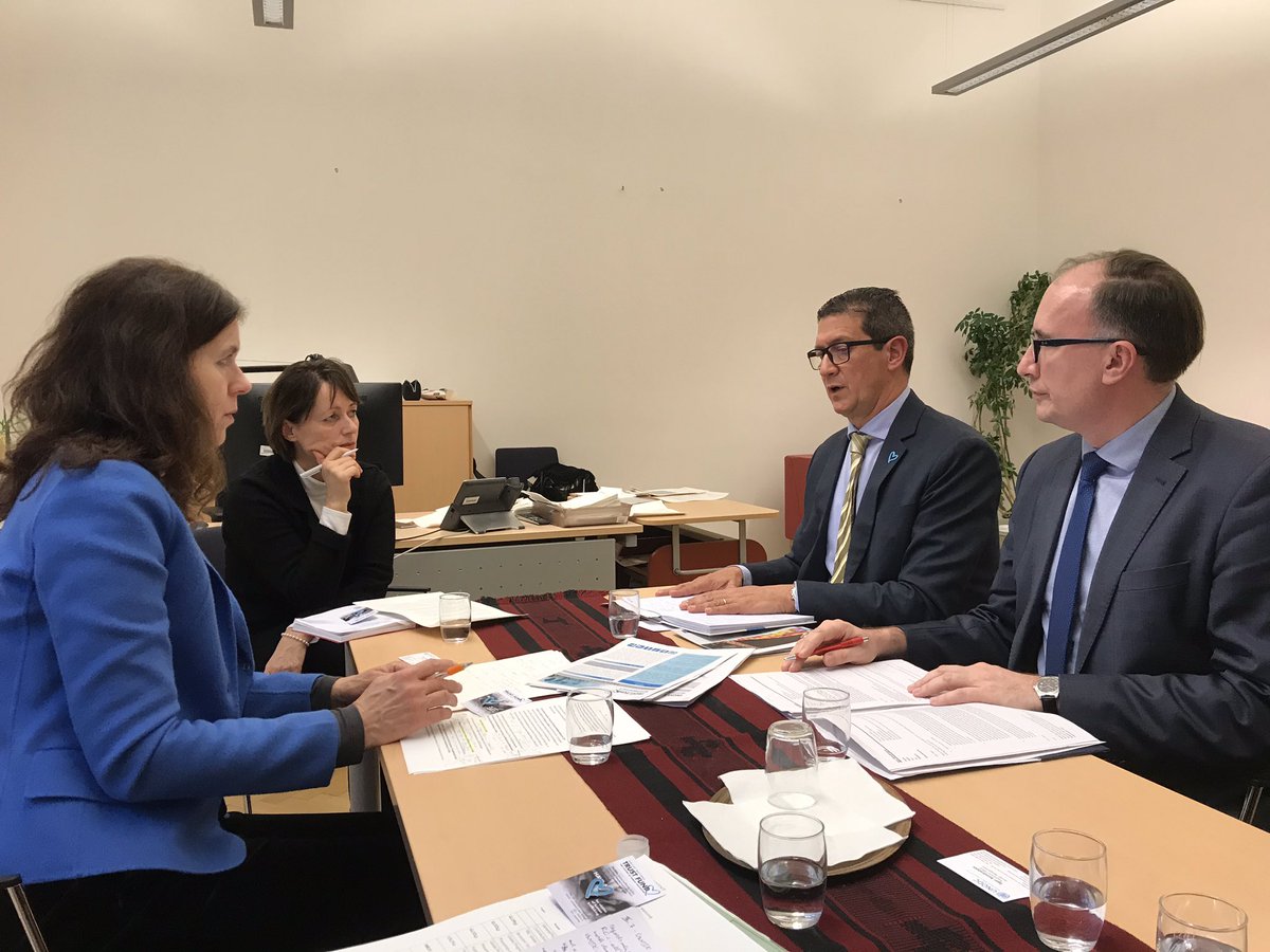 Productive meeting in #Vienna at @MFA_Austria with Ambassadors @KProidl & Gabriela Sellner, Permanent Rep @AustriaUNVienna on @UN reform @UNODC cooperation with #Austria to address #HumanTrafficking #MigrantSmuggling #cybercrime #corruption #moneylaundering & prevent #terrorism.