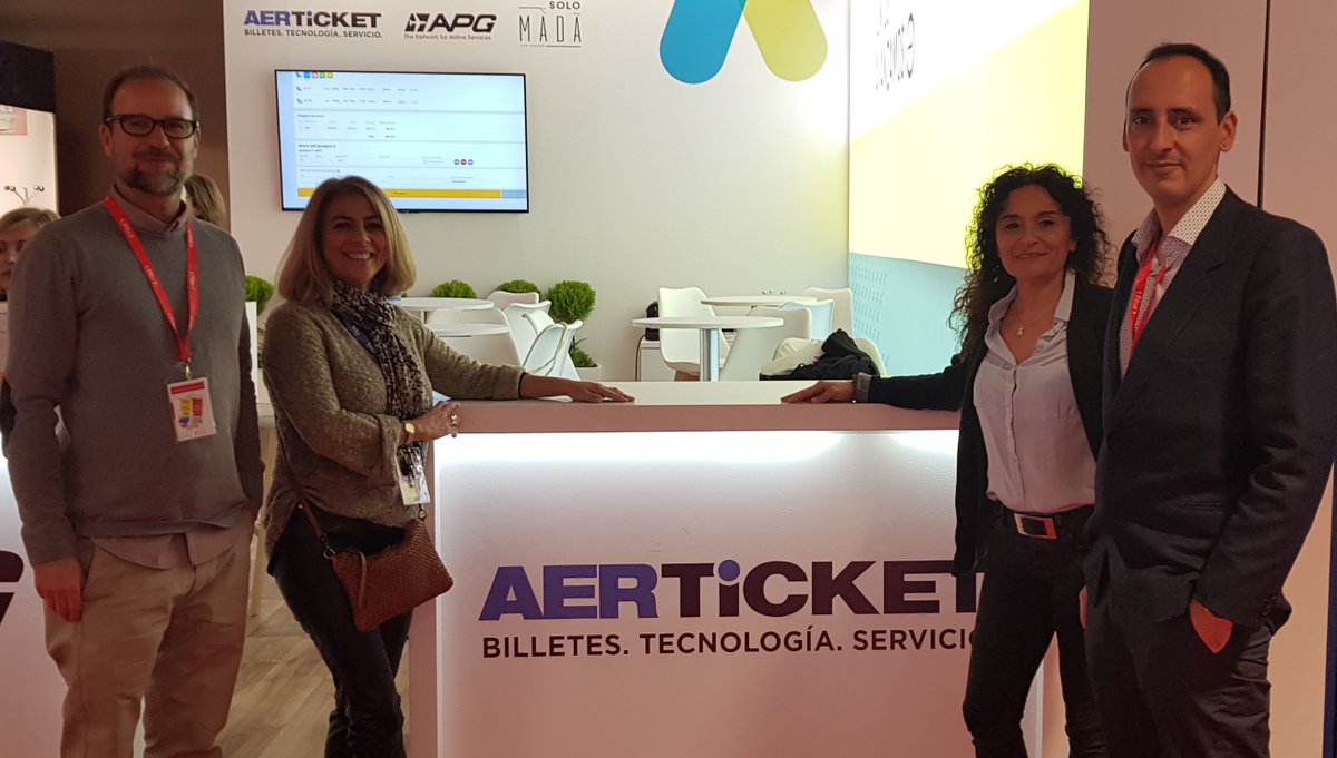 AERTICKET's tweet photo. ¡Muchas gracias a todos que nos habéis visitado en #Fitur! Nuestro equipo comercial está encantado con los fructíferos encuentros que se han producido en esta edición. #Turismo, #FITUR2020 #viajar #volar #vuelos #aerolineas #Cockpit #AERTiCKET https://t.co/tW5A8YEnM0