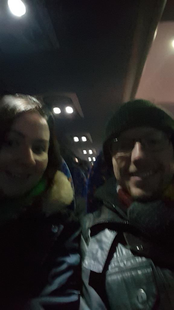Lewis7373's tweet photo. When you run into an old friend and fellow #lovemybus champion @BronaghK91! Good catchup on the bus today! https://t.co/0cZzBSJ8AS
