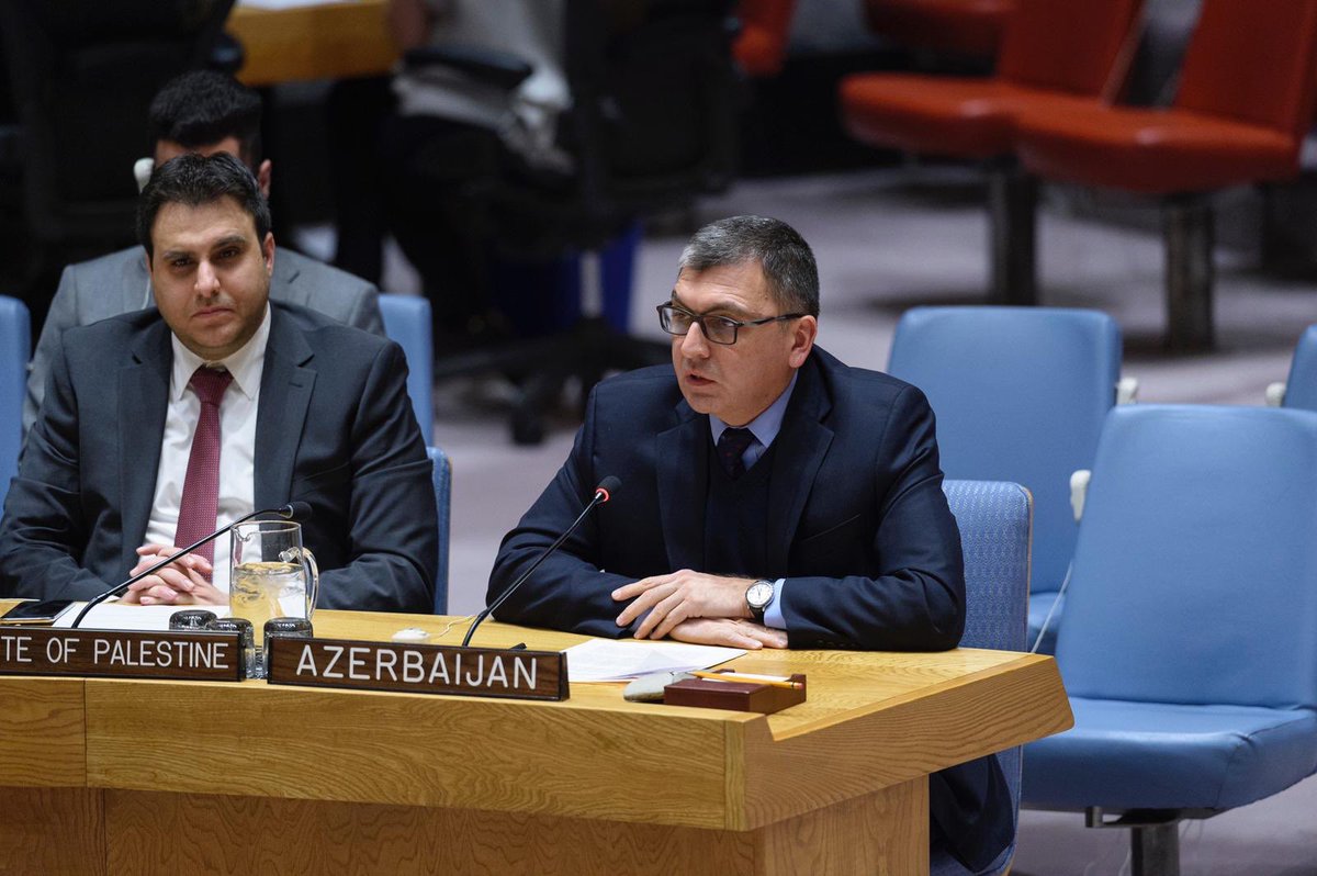 #Azerbaijan🇦🇿 delivered statement on behalf of the #NonAlignedMovement at the #UnitedNations Security Council Open Debate on “The situation in the #MiddleEast, including the #Palestinian question”. #NAM #Palestine #UN. Text of the statement can be found 👇 namazerbaijan.org/pdf/Statement2…