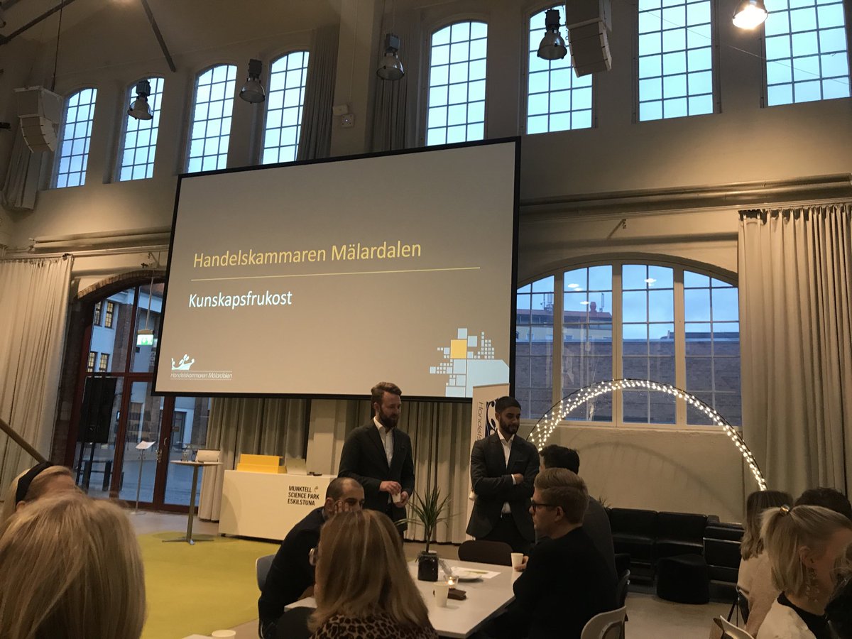 RT LindahlLM: Kul att så många ville komma på vår Kunskapsffukost på ⁦munktellsp⁩ i Eskilstuna. Idag med ⁦AcademicWork_se⁩ o presentation av resultat i deras årliga undersökning - spännande! Tack alla! ⁦hkmalardalen⁩  x.com/LindahlLM/stat…