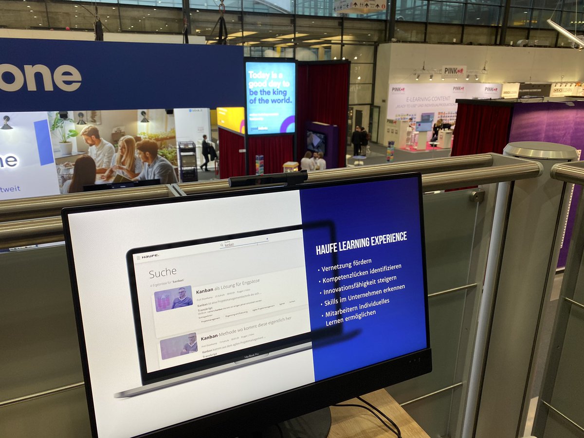 #LearnTec2020 Wenn ihr mal Höhenluft schnuppern wollt, dann kommt vorbei. Hier behält ihr den Überblick ;-) #NeuesLernen