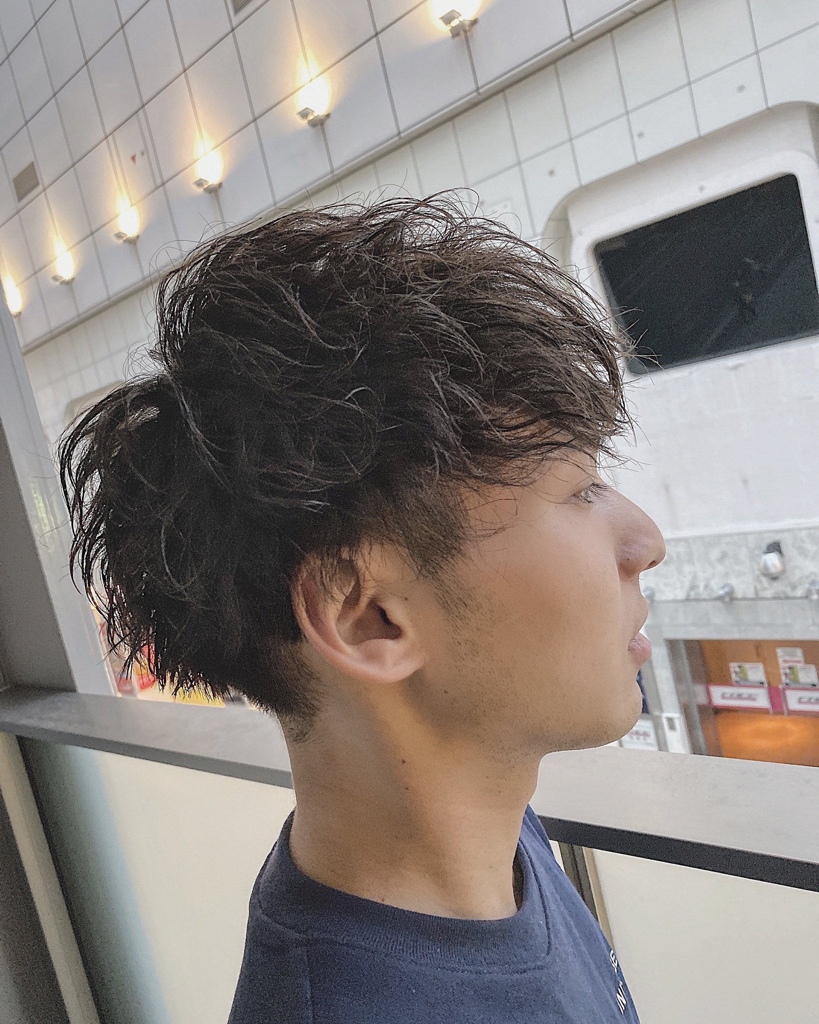 長沼彰憲 ウルフ美容師 ショート ボブ ハイトーンカラー 刈り上げショートマッシュスパイラル メンズヘア メンズパーマ メンズカット Uverworld Uverworld好きな人と繋がりたい ツイストパーマ ツイストスパイラル ツイスト マッシュ ショート