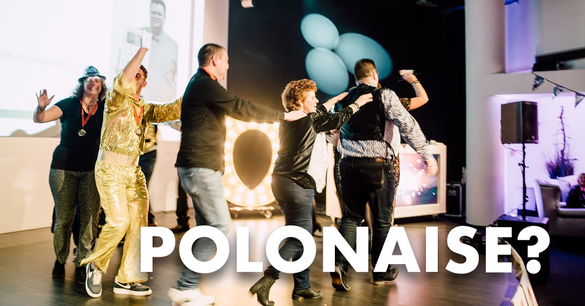Onemeetingcom's tweet photo. Waarom we de polonaise dansen bij https://t.co/eIlLBcvnxt? We hebben iets groots en bijzonders te vieren! Binnenkort meer... #staytuned https://t.co/JSlwKQeUNl