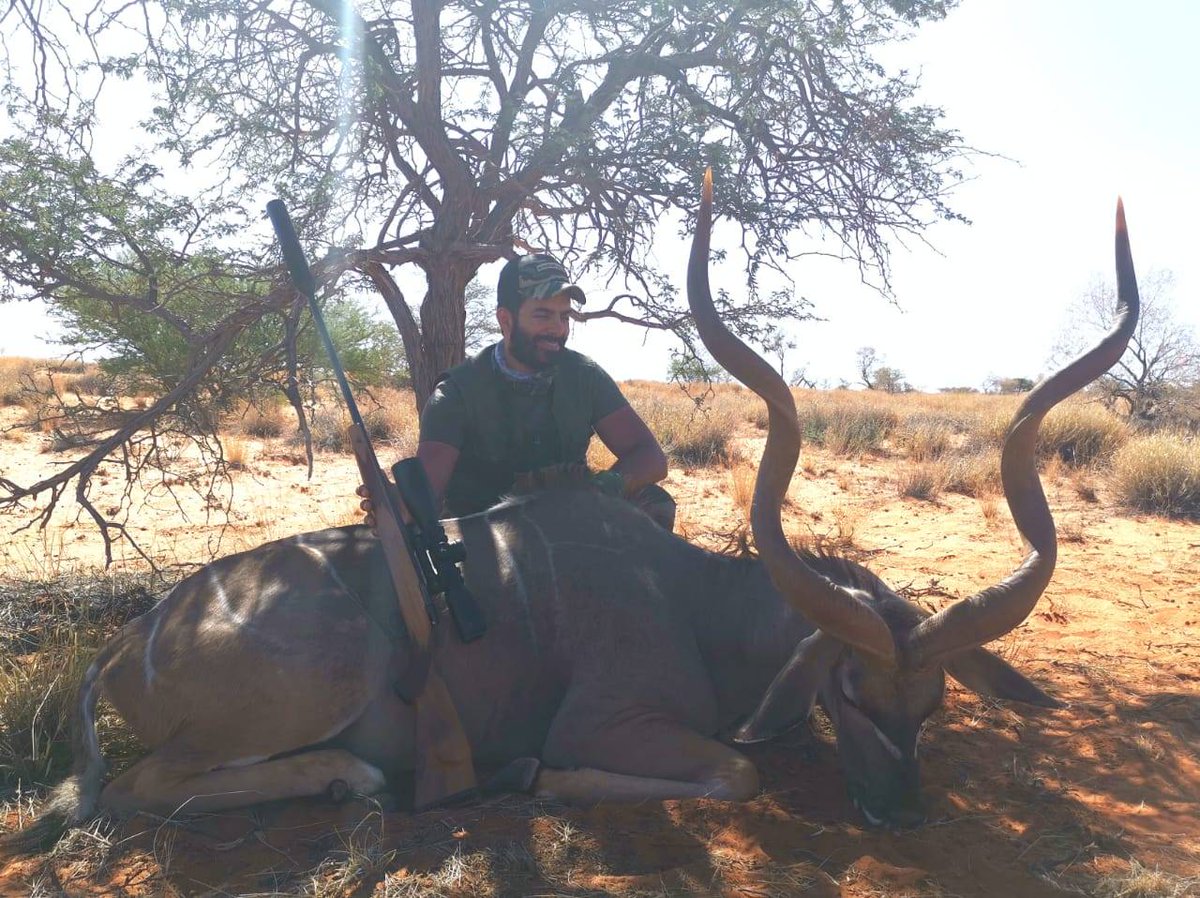 orangeriverhunt's tweet photo. A big congratulations to @fmsafaris hunters and PH @andriesburger_outdoorsman for an excellent kudu take on yesterdays hunt, measuring well over 50'. #huntershunt #hunt #huntafrica #openafrica #kudutroffee #africanhunts #kudu #hunt2eat #huntmeat #eatmeat #africa #africanhunters https://t.co/g7Jnvj3XoG