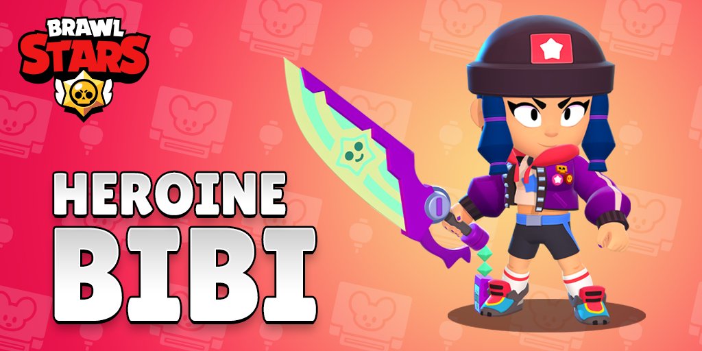 Brawl Stars On Twitter Heroine Bibi Is Here To Save The Day - brawl stars bibi heroine