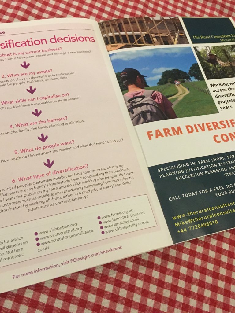It’s always a pleasure to work with people like @overthefarmgate to put together articles on farm diversification for the @FarmersGuardian. @burnvalleywines @Farm_Innovation @FARMA_GB @FarmShop_Deli @emilymnorton @FarmStayUK