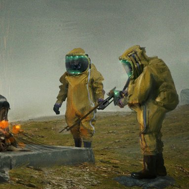 paintalexpaint's tweet photo. Dont touch. Little experiment. #conceptart #conceptdesign #digitalart #painting #digitalillustration #scifi #fantasyart #hazmatsuit #biohazard #filmdesign #artstation #filmart #photoshop #cg #cgi #environment #creepy #digital #danger #military #restricted #fog #foggy #3d #2d https://t.co/FSCp2SmzXd