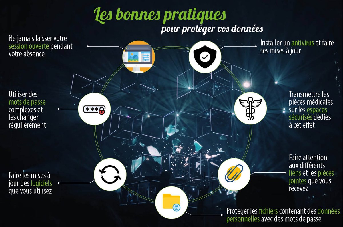 _iassure's tweet photo. 🔐 #iAssure accorde une grande importance à protéger et sécuriser les données à caractère personnel de ses collaborateurs, partenaires et assurés qui sont collectées et conservées.
Découvrez nos bonnes pratiques en image.
#JournéeDeLaProtectionDesDonnées #RGPD #dataprivacyday https://t.co/oGRTRZl02Z