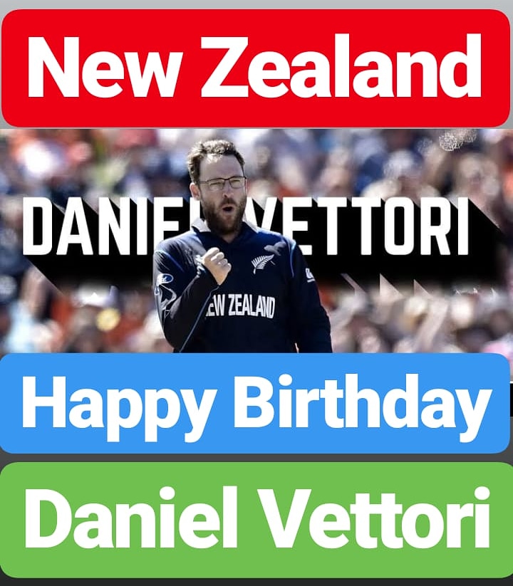 Happy Birthday
Daniel Vettori (New Zealand)  