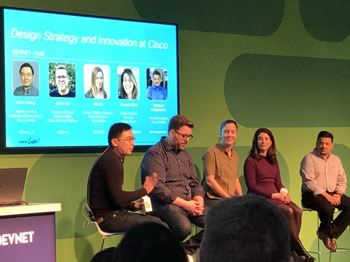 Jason_Gooley's tweet photo. @CreativeRachael discussing Design Strategy @CiscoLiveEurope in the @CiscoDevNet zone!
#CLEUR #CiscoDesignThinking https://t.co/bHXCiTU2Hx