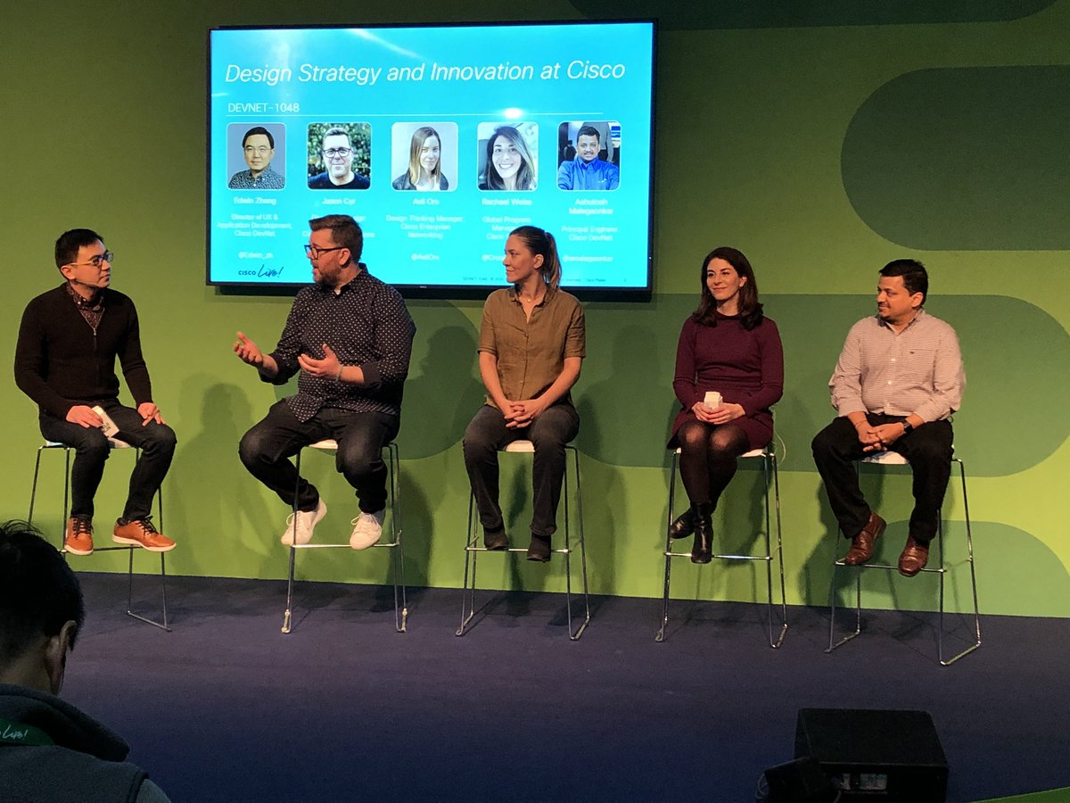 Jason_Gooley's tweet photo. @CreativeRachael discussing Design Strategy @CiscoLiveEurope in the @CiscoDevNet zone!
#CLEUR #CiscoDesignThinking https://t.co/bHXCiTU2Hx