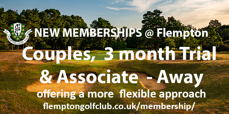 Good to see the new memberships at Flempton GC offering greater choice.