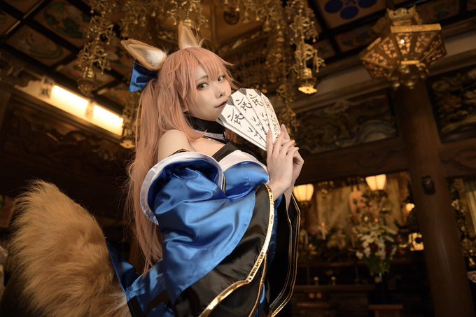 【コスプレ Fate/EXTRA】キャスター🦊玉藻の前​──​─私の本気、見せてあげますPhoto： 