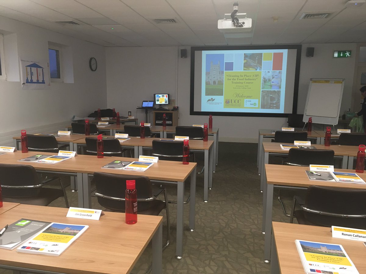 UCCFoodTraining's tweet photo. Our first CIP course is ready to rock @UCC #cleaninginplace https://t.co/G656g7jB64