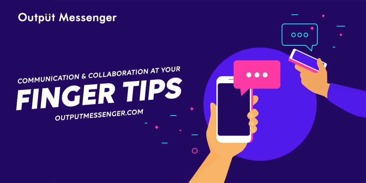 srimax's tweet photo. Make each and every #Communication &amp; Collaboration at your fingertips! Let's make your work simple @outputmessenger. 

Face-to-Face Communication-Talk is in-depth over voice or video calls. Integrated File Sharing-Drag &amp; Drop Files, videos, PDF and more..

Try free trial now... https://t.co/2l5XV08vux