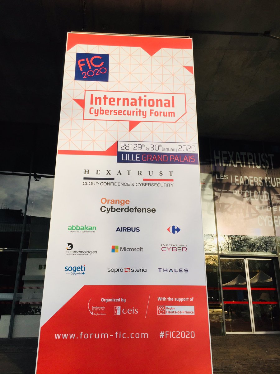 Hexatrust's tweet photo. Le lancement du FIC avec @Hexatrust #MajorPartner et ses 29 pépites technologiques... c’est parti !!
RDV stand A7 sur l’Espace Hexatrust https://t.co/lgPS9rltSm
