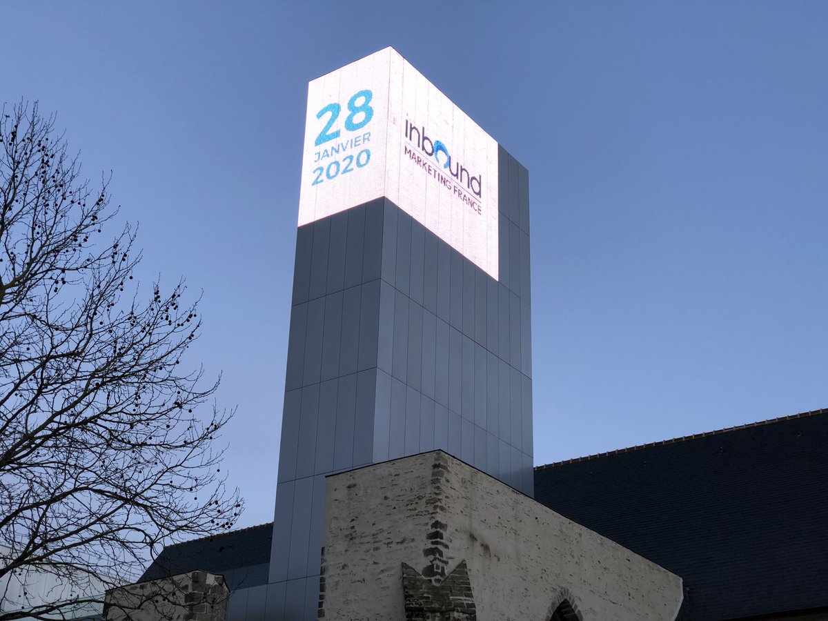 [#IMF20] #Rennes capitale de l’#inboundmarketing le temps d’une journée ! Au programme : conférences, ateliers, tables rondes, workshops et masterclass 🙂
Pour s’informer, se digitaliser et se différencier, rendez-vous <a href="/LeCouventRennes/">Le Couvent Rennes</a> 😊
#business #bretagne #digital