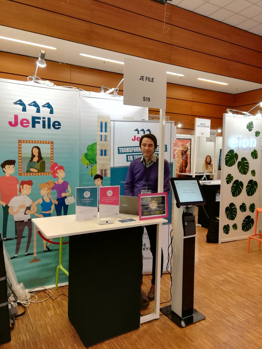 jefile_app's tweet image. Top départ du #SITEM2020 !! Venez découvrir #jefile_app et nos solutions de virtualisation de l'attente ! Rdv stand S19 ! #innovation #culture