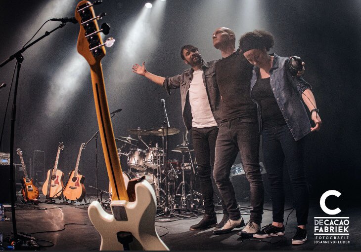 drums_tbl's tweet photo. Our gig last Saturday! Fab night at @DeCacaofabriek #netherlands @bsoord Trio for his new solo album. Fantastic venue and a fantastic crowd. A lot of fun #drummer #livemusic #tour #rock #europe #goodtimes @zildjianGBI @PearlDrumsEuro @Nataldrums #femaledrummer #friends https://t.co/nZJnFn7CXg